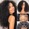 Ladoux 13x6 Lace Front Kinky Curly Wig HD Transparent Kinky Curly Frontal Closure Human Hair Wigs for Women 20Inch 180% Density Glueless Wig Pre Plucked With Baby Hair - Image 8